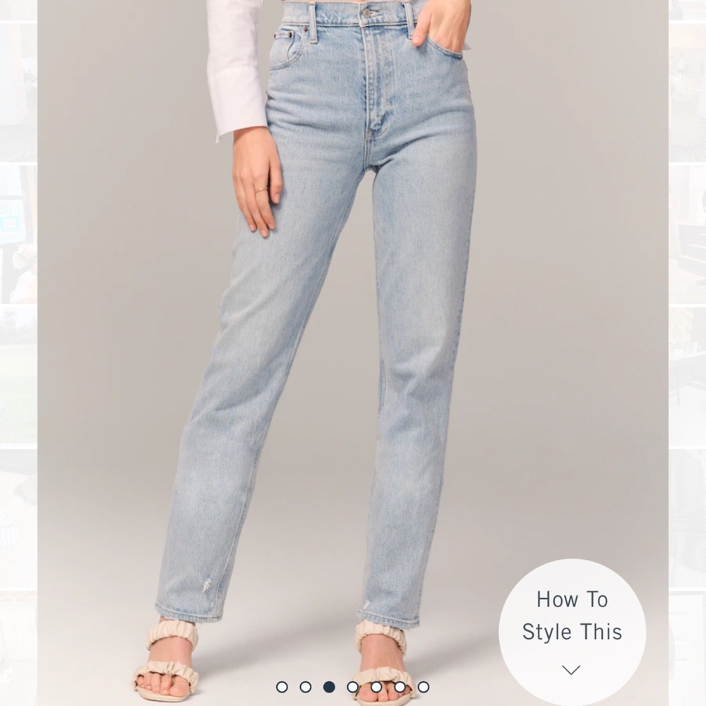 Straight leg jeans